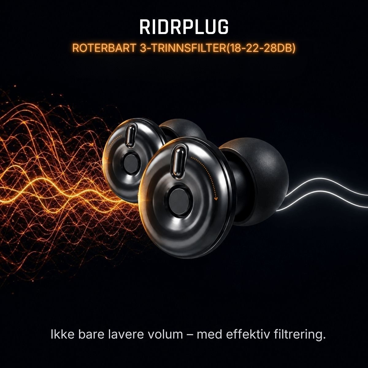 Ridrplug — Kjør lenger. Hør bedre. Skarpere fokus - NO | Ridrplug